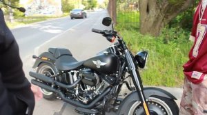 Веселый обзор Harley Davidson FatBoy 2016