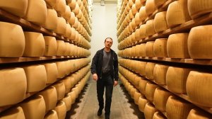 Как делают сыр пармезан.
