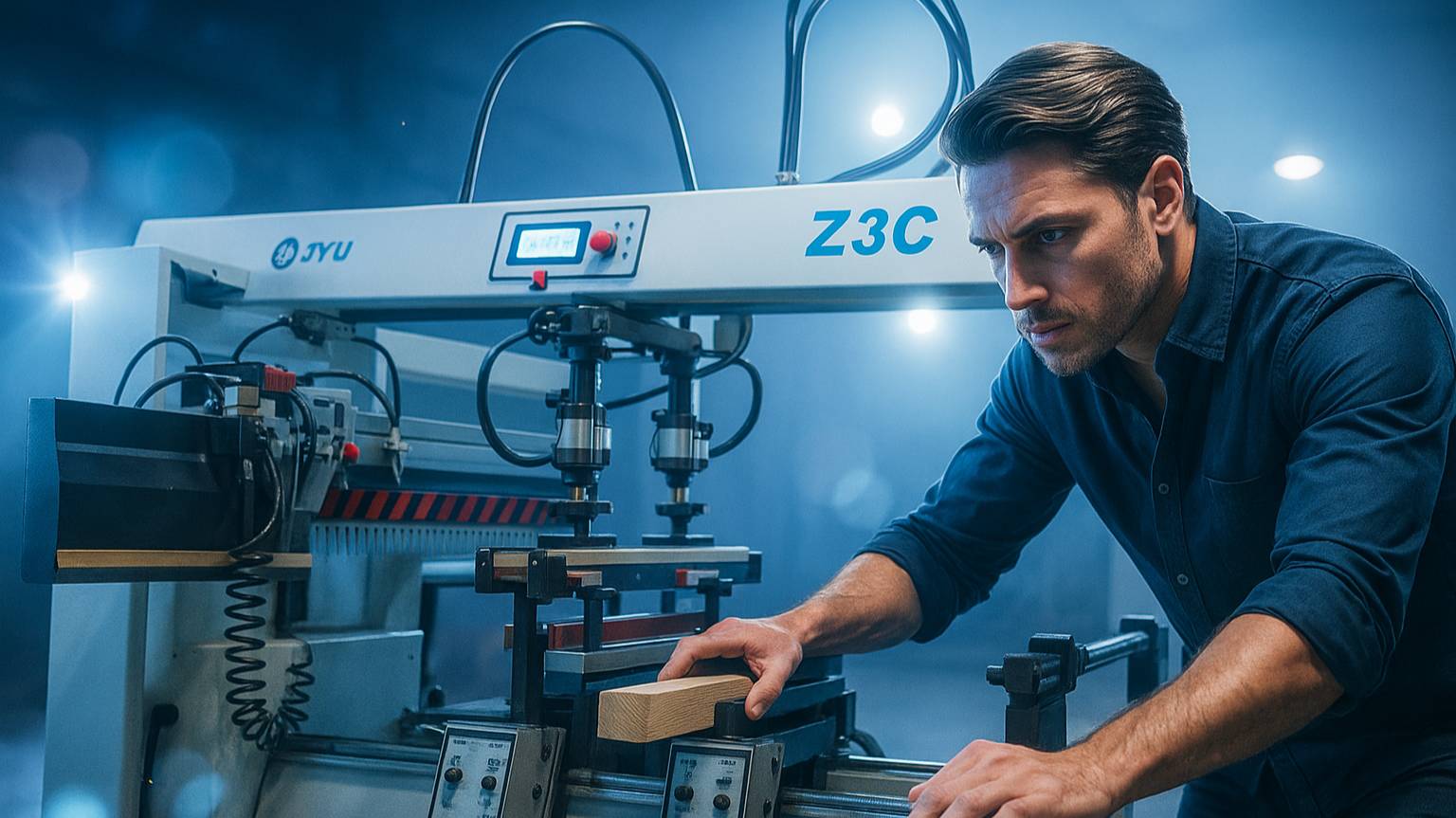 УСКОРЬТЕ СБОРКУ МЕБЕЛИ В 5 РАЗ: Как работает станок для быстрой присадки JIYU Z3C