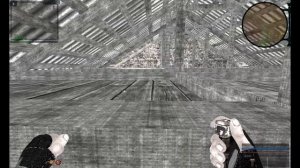 Сталкер.  Мод Возвращение Шрама 2.  СВД на крыше у военных.