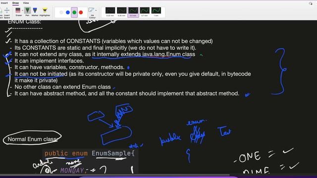 12. Java Enum, POJO and Final Classes Explained with Examples смотреть онлайн