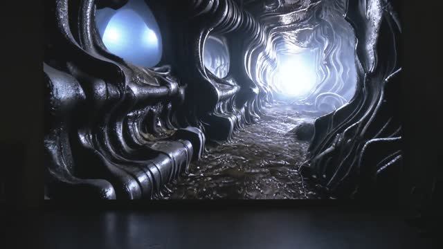 Показ коллекции Angus Tsui осень - зима 2025 - GIGER Perfect Organism