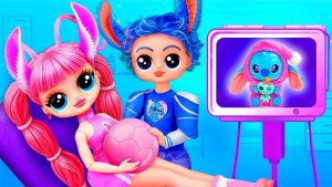 Лило и Стич: Ангел растёт! Поделки для кукол ЛОЛ