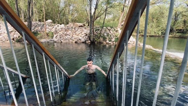 Ежедневное купание. День 110. stop dog, where are you going