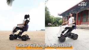 Обзор возможностей кресла коляски XSTO M4 Авто балансировка, мобильное приложение.