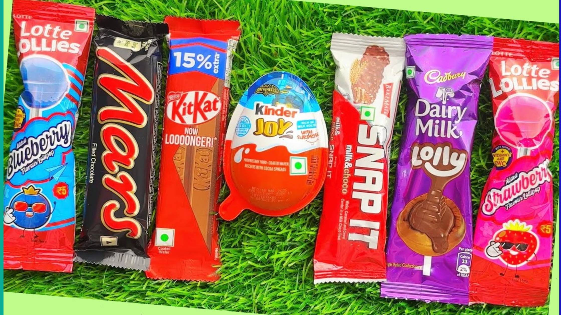 Мультики конфетки. Сладкие киндер сюрпризы, шоколадки и чупа чупсы. Мультики для малышей смотреть смотреть онлайн