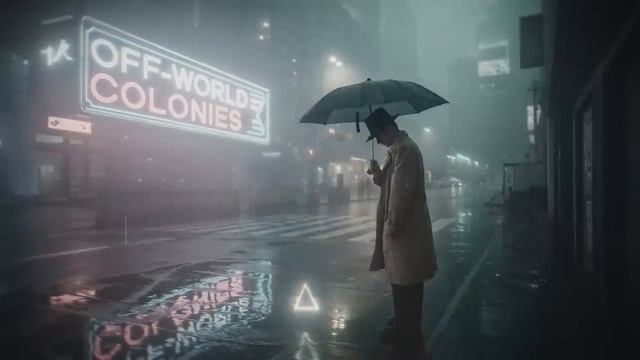 Lonely Nights🔺Cyberpunk Ambient For When the Rain Feels Like Company
