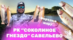 #4 РЫБАЛКА ЛЕТОМ НА ФОРЕЛЬ. ЛОВЛЮ ФОРЕЛЬ НА ПЛАТНИКЕ. РК соколиное гнездо