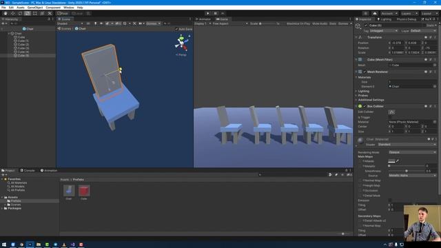 Редактирование префаба