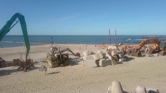 Светлогорск, конец променада, стройка, 01.07.2025.