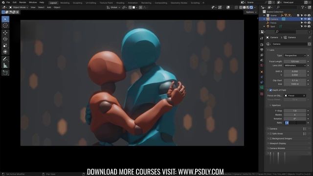 8.08 - Depth of Field & Bokeh in Blender