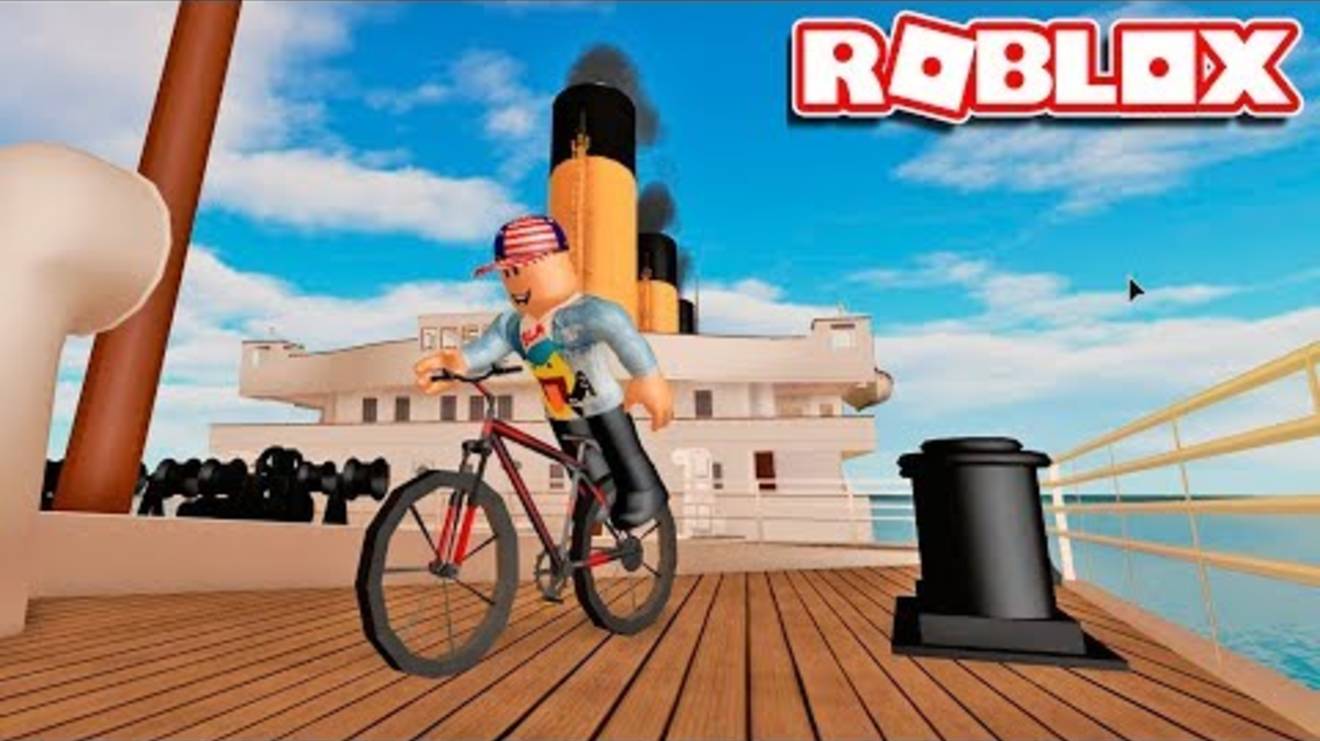 КАТАЕМСЯ НА ВЕЛИКАХ по ТИТАНИКУ - Роблокс Титаник - Roblox Titanic