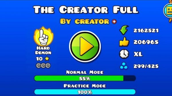 "The Creator" Full Version?, Geometry Dash
Полная версия "The Creator"?, Geometry Dash
