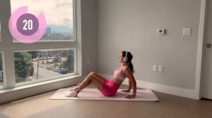 ◽ДЕНЬ 1 - 1 Месяц занятий пилатесом дома // 20 МИНУТ стройного и подтянутого тела // MadeleineAbeid