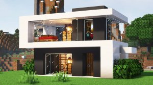 Строим быстрый дом за 3 минуты в Minecraft! Легко и красиво без модов! #майнкрафт