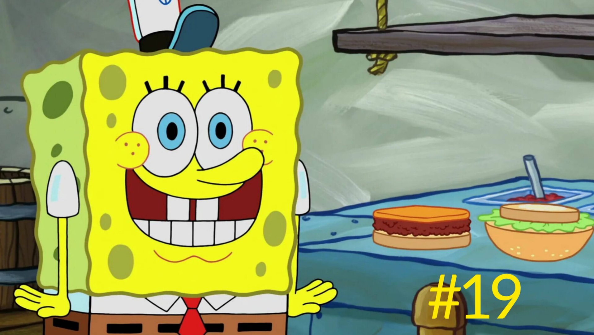 Губка Боб🔥 spongeBob👍 губка боб квадратные штаны😎 игры для детей🤘кулинарный поединок #19 смотреть онлайн