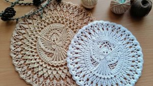 Салфетка  "Ангел" с субтитрами. 1 часть