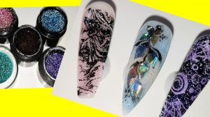 *675*Раз Два и замес готов!Витражные гели со светоотражающей "кошечкой".