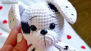 Амигуруми: схема Собачка Далматинец | Игрушки вязаные крючком