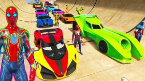 СУПЕР ГОНКИ НА СПОРТИВНЫХ МАШИНАХ ПРЫЖКИ С ПРЕПЯТСТВИЯМИ - МУЛЬТИКИ ПРО МАШИНКИ - МУЛЬТИКИ ДЛЯ ДЕТЕЙ