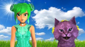 ДЕВОЧКА АВА С ГОВОРЯЩИМ КОТЕНКОМ АБИ ВЕСЕЛО ЗНАКОМИМСЯ #02