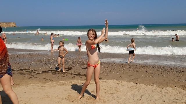 Флешмоб на морском пляже🏖️