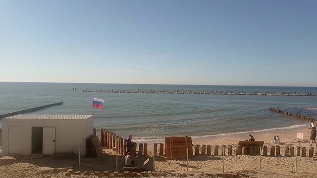 Светлогорск, лагуна с намытым пляжем, 01.07.2025.