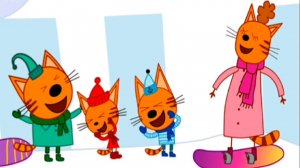 ТРИ КОТА - пазлы - Развивающие мультики для детей