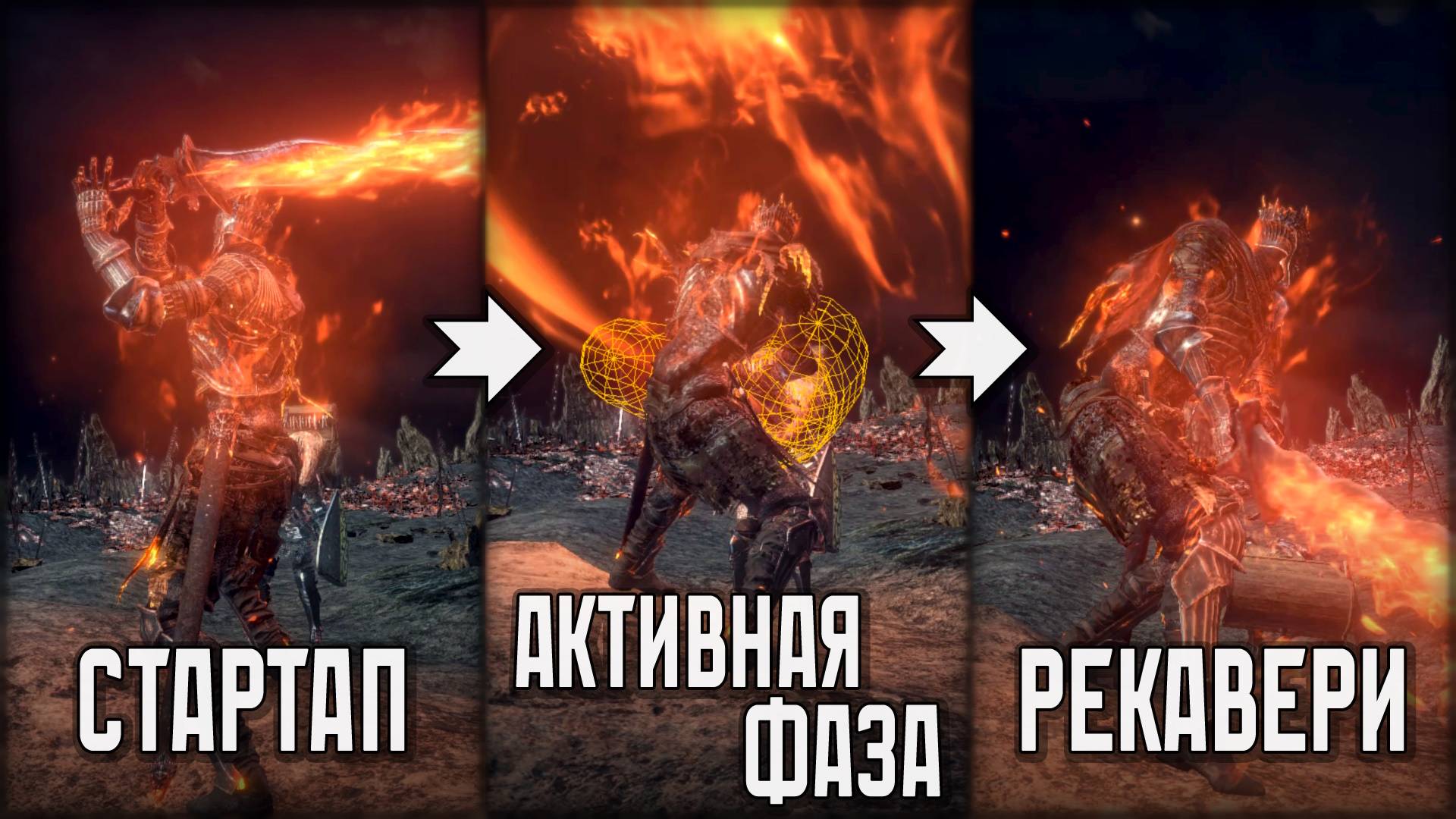 🦀 Стартап, Активная фаза, Рекавери 🡆 Составляющая анимаций атак противника в Souls смотреть онлайн