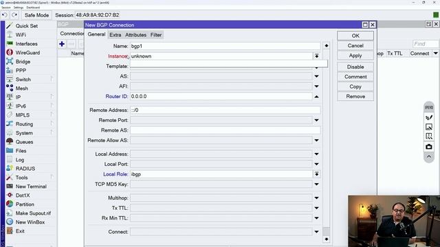 VXLAN-EVPN-MikroTik (LAB)