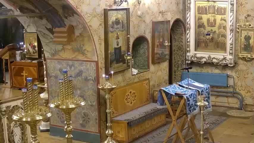 Молебен с акафистом Порт-Артурской иконе Божией Матери. Храм Успения в Путинках. смотреть онлайн