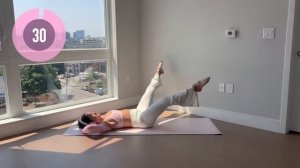 ◽ДЕНЬ 2 - 1 Месяц занятий пилатесом дома // 10 МИНУТ подтянутого пресса и талии // MadeleineAbeid