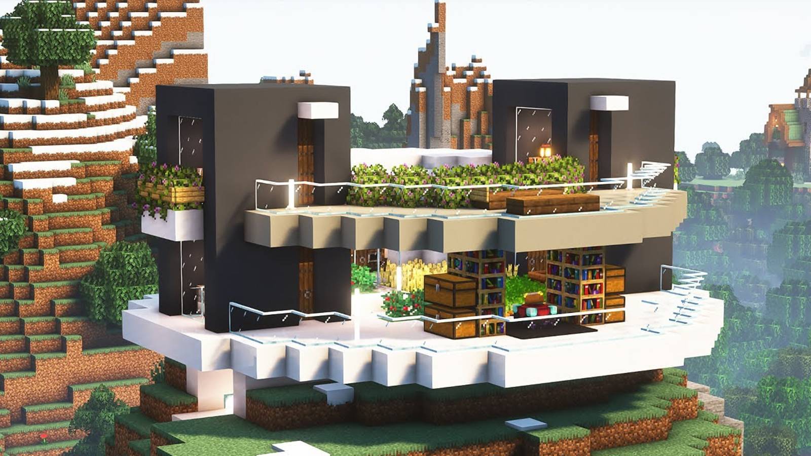 СОВРЕМЕННЫЙ ДОМ в Minecraft — Легко и Круто без модов! #minecraft #майнкрафт смотреть онлайн