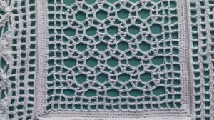 Настольная ДОРОЖКА. Урок вязания крючком салфетки.