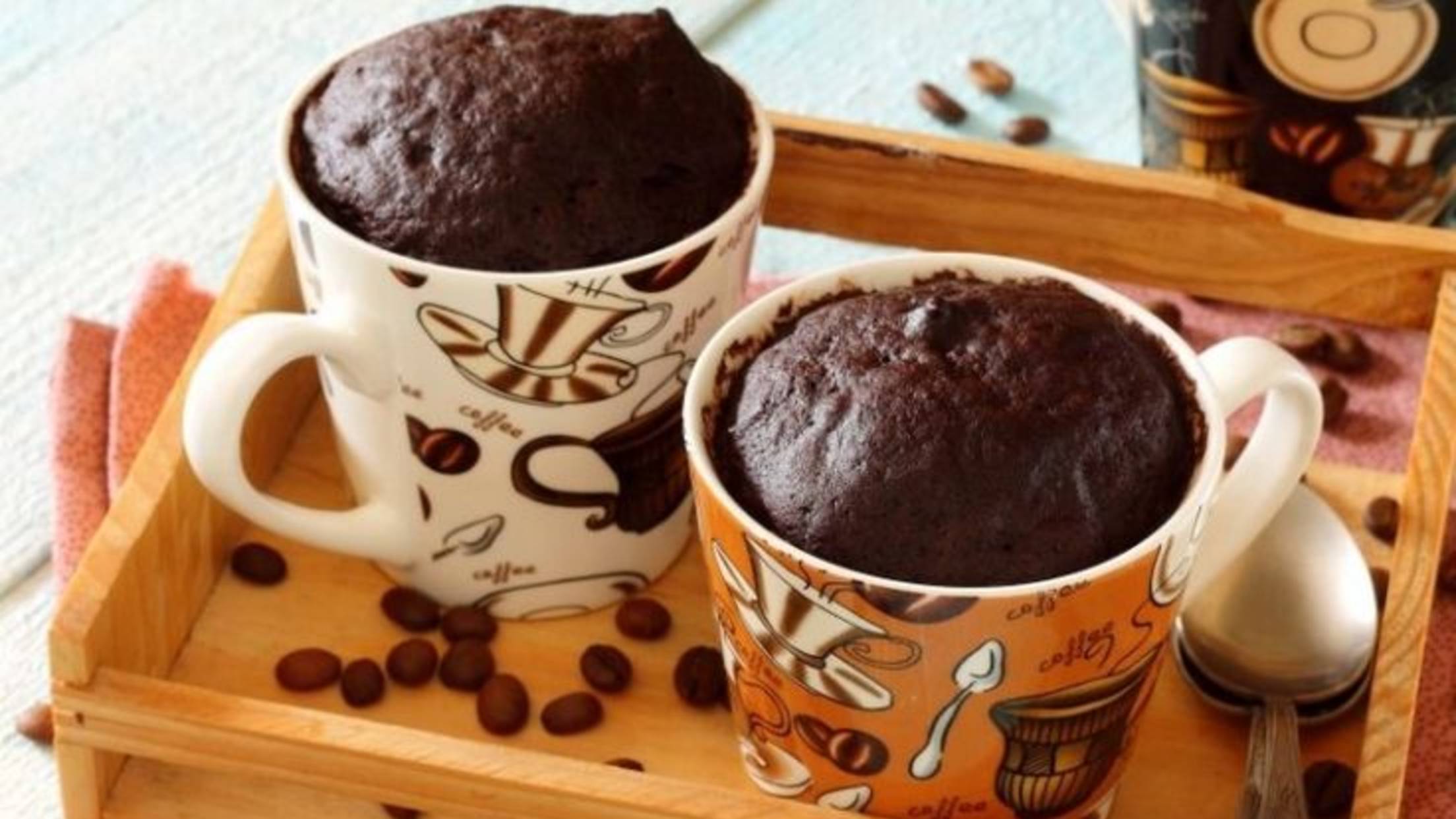 Шоколадный кекс в кружке за 3 минуты