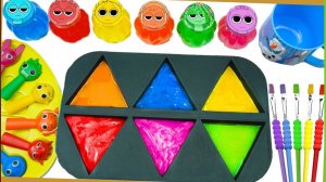 Мультики для малышей. Как сделать яркме блестящие лизуны. Смотреть онлайн мультики залипалки