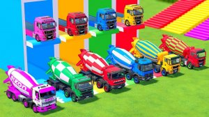 Машинки летают и прыгают! Развивающие мультики Машины помощники. Мультфильмы про машинки