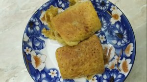 Как разогреть замороженные  блинчики с мясом на сковороде