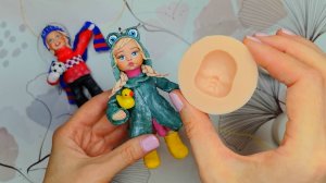 Как сделать личико для ватной елочной игрушки? Как самостоятельно сделать массу для лепки?