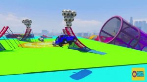 Мультики про машинки | ЧЕЛОВЕК-ПАУК против ХАЛКА на машинах!