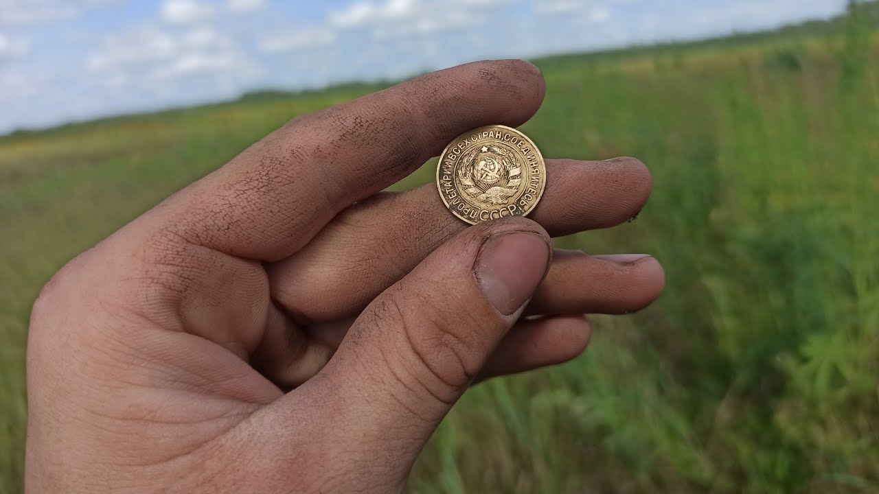 Коп по старине с теркой 705. Поиск монет с металлоискателем смотреть онлайн