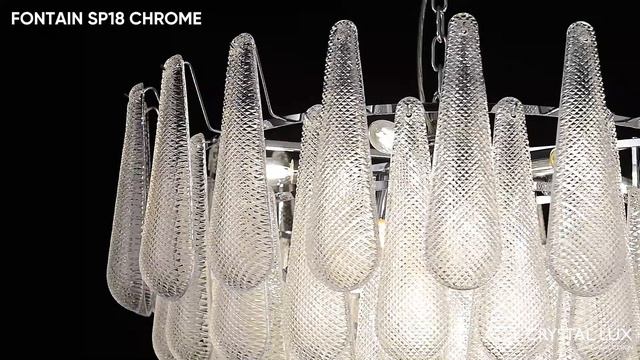 FONTAIN SP18 CHROME | ЛЮСТРА | CRYSTAL LUX смотреть онлайн