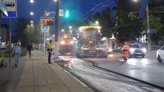 Ночной выезд на ремонт дорог смотреть онлайн