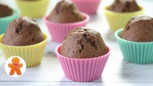 Шоколадные кексы с халвой