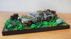Lego где оставили Delorean из «Назад в будущее» Лего