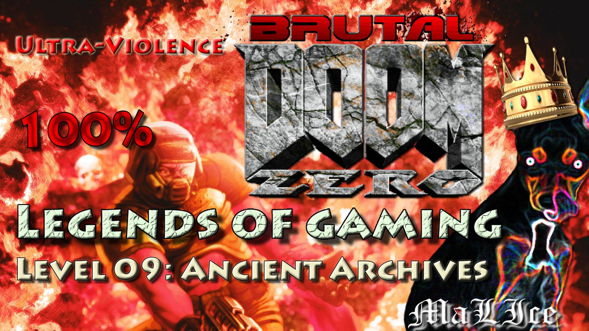 Brutal Doom Zero - Level 09: Ancient Archives смотреть онлайн