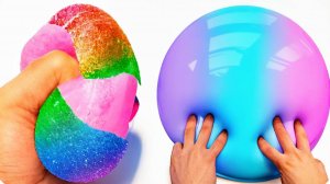 Слаймы, Игры со слаймами 🎨 Волшебная текстура!