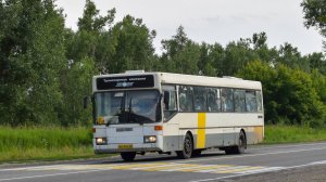 Автобус Mercedes-Benz O405 (АН 962 22). Покатушки по Барнаулу. / Ride on the Mercedes-Benz O405 bus