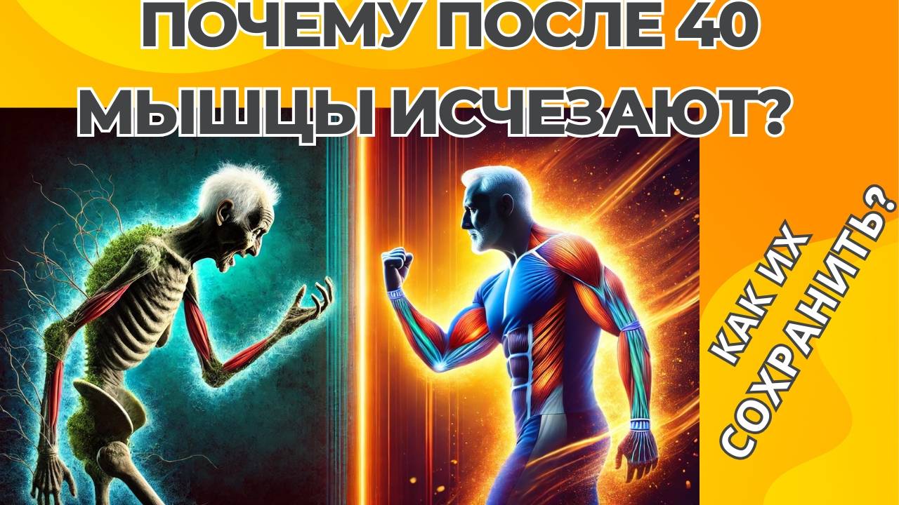 Почему После 40 Мышцы Исчезают? | Как их Сохранить?