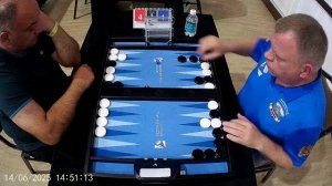 Урал Опен 5. Длинные нарды блиц. А.Марукян - А.Галченков